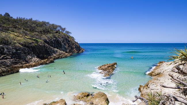 South Gorge Beach, on Stradbroke Island. Picture: TEQ