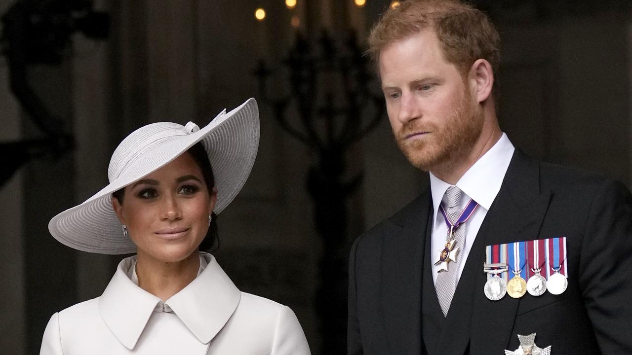 The couple were stripped of their HRH titles after Megxit. Picture: Matt Dunham/WPA Pool/Getty Images