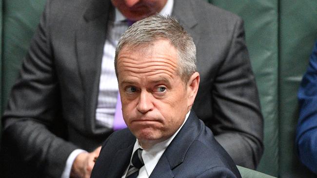 Leader of the Opposition Bill Shorten during Question Time in the House of Representatives at Parliament House in Canberra, Tuesday, June 26, 2018. (AAP Image/Mick Tsikas) NO ARCHIVING