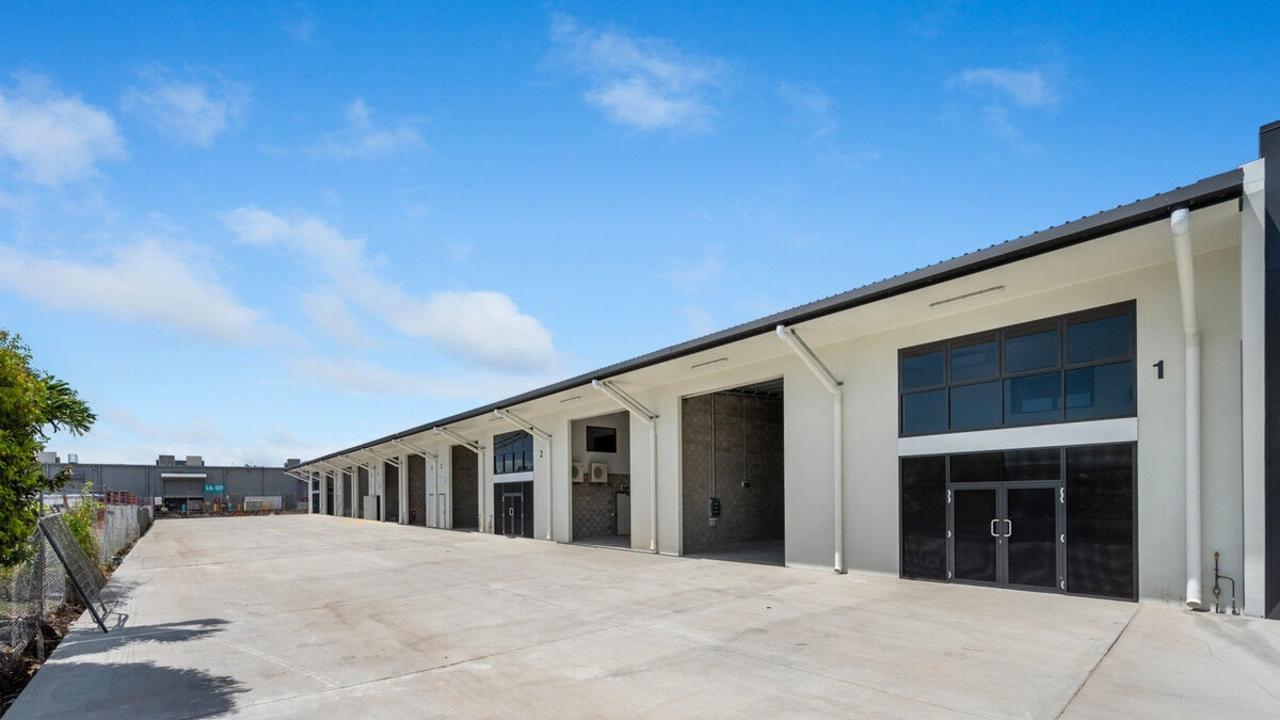 Townsville Enterprise Park has half of its 16 warehouse tenancies still available for lease. Picture: Colliers.