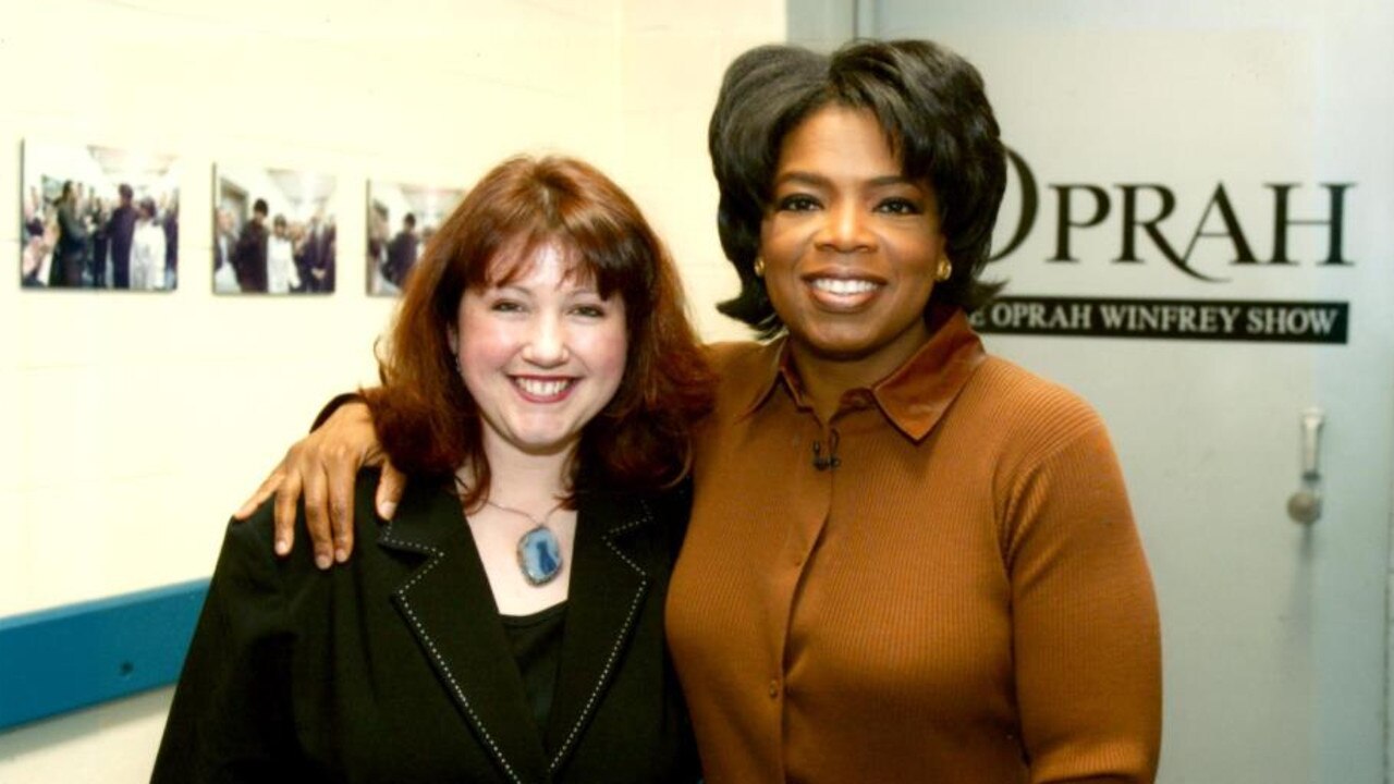 Mel Dezelde and Oprah Winfery. Picture: Supplied