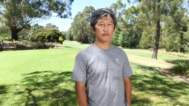 Mr Kang has been left too scared to return to the golf course. Picture: Josie Hayden