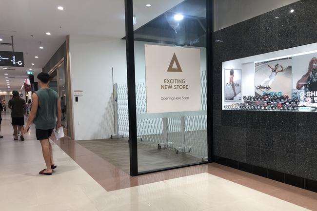 Empty stores thoughout the Australia Fair shopping centre at Southport. Picture Glenn Hampson