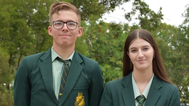 Gin Gin State High School 2023 Captains: Lachlan and Emma