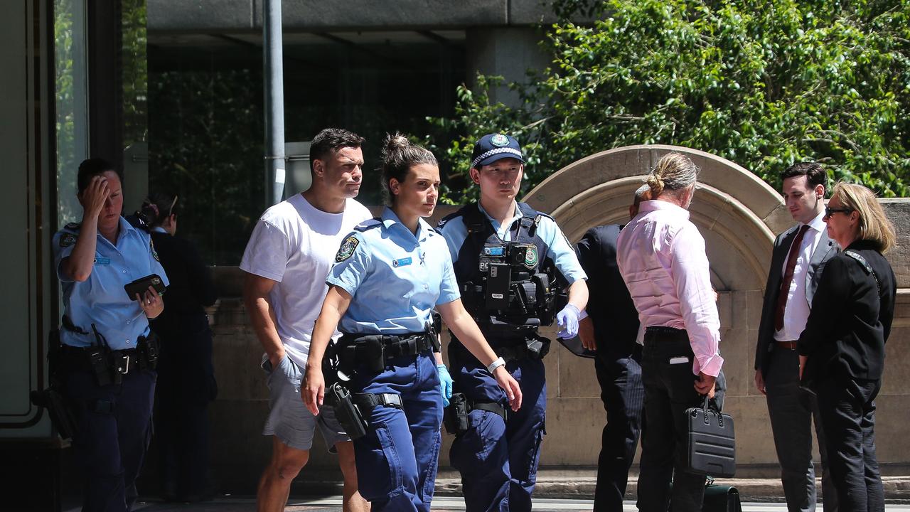 James Roberts arrested; Former NRL star in outburst outside Downing Centre Court, what happened