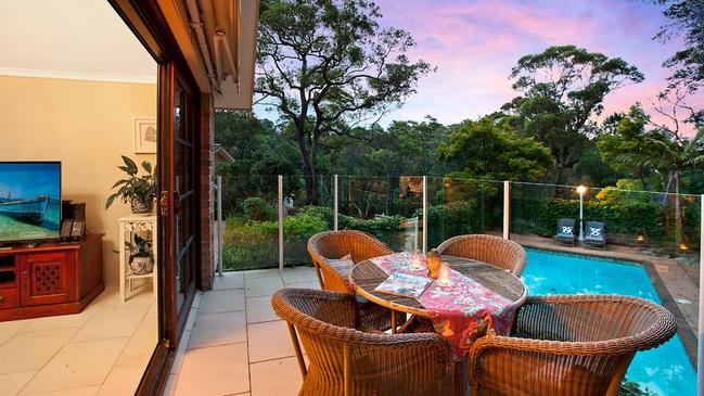 The pool as seen from inside the house. Picture: Supplied