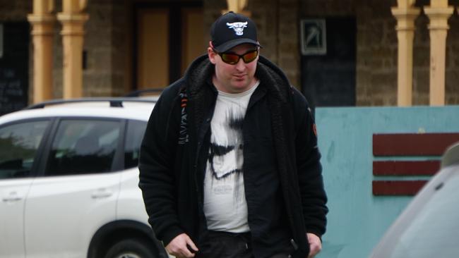 James David Ryan Sharp – the first South Australian to be charged with possessing a child-like sex doll – appeared at the Mount Gambier District Court on Tuesday. Picture: Jessica Ball