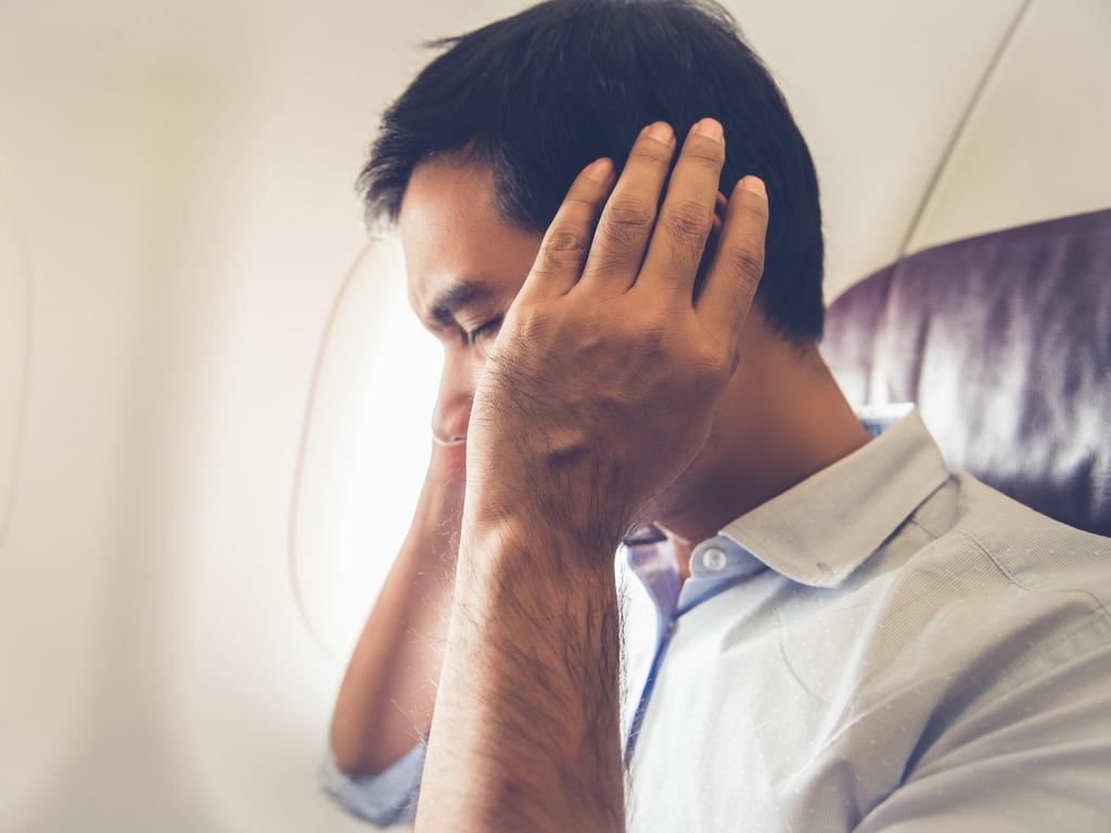 A passenger (not pictured) yelled at a dad on a plane for not controlling his crying baby. Picture: iStock