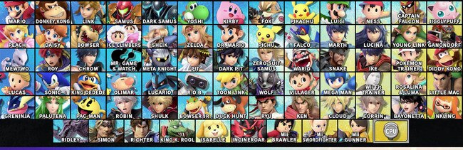 Pick your favourite characters to fight it out on more than 100 stages. Picture: Nintendo