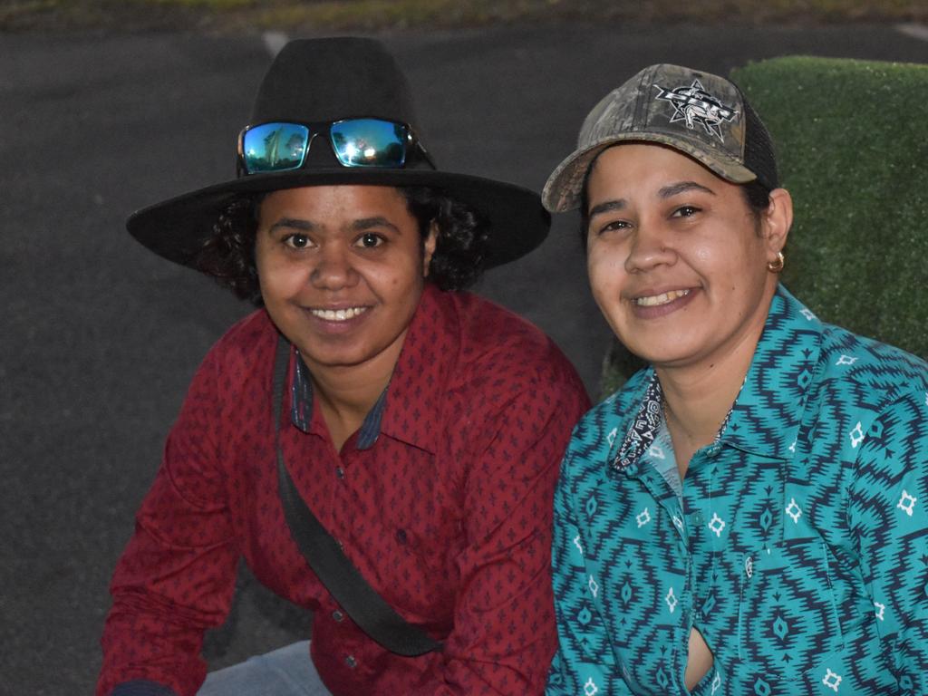 Shenade Hill and Madison Hill at the Ariat APRA National Finals Rodeo at Gracemere CQLX, Thursday, November 10, 2022.