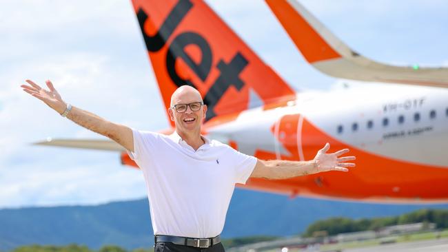 Cairns Airport chief executive Richard Barker said Jetstar’s service to the Sunshine Coast would create new holiday options for a raft of travellers, including those visiting family and friends. Photo: Supplied.