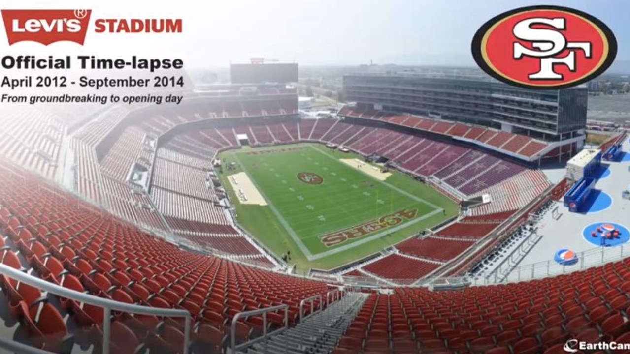 San Francisco 49ers $ billion new home Levi's Stadium shown in awesome  time-lapse video