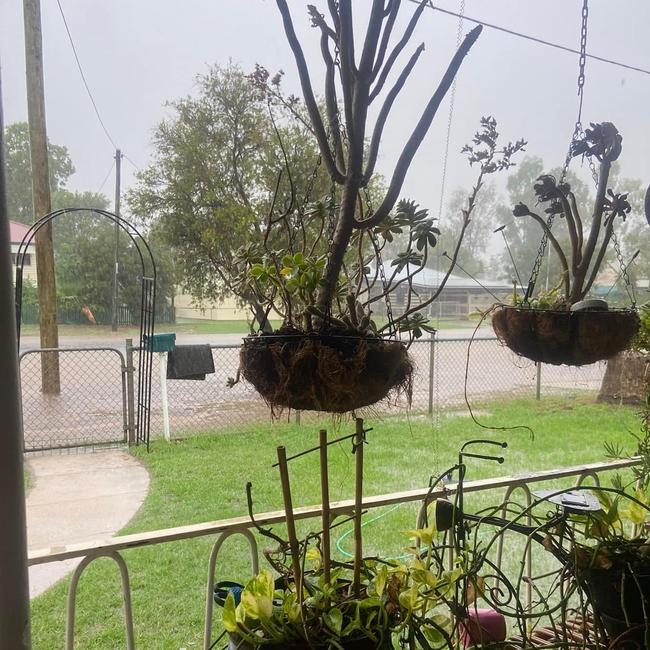 Major flash flooding in Charleville, in Queensland's south west. Photos: Higgins Storm Chasing