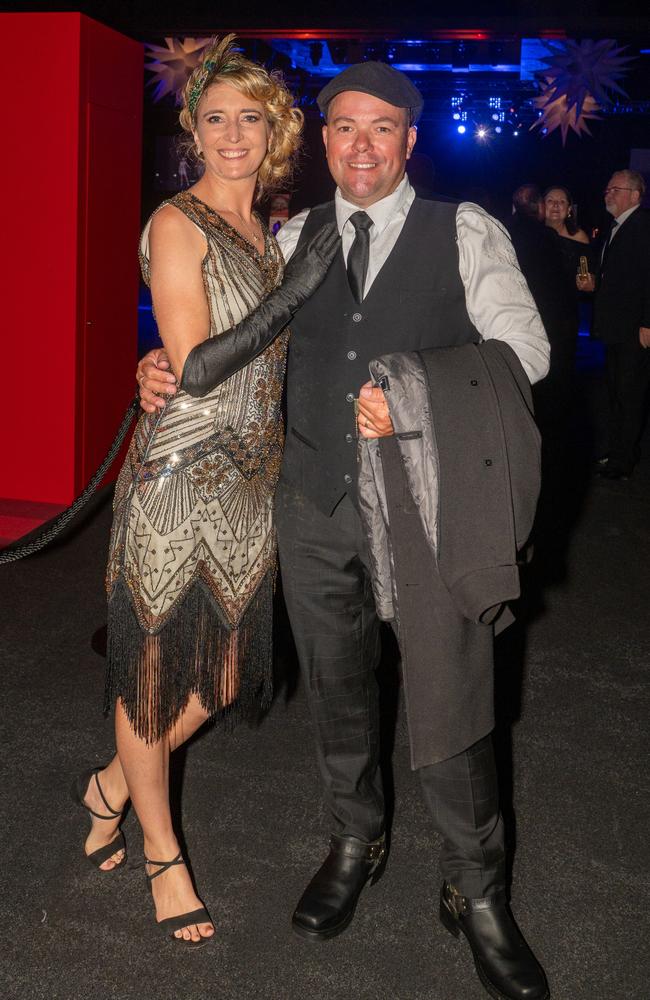 Christine and Brad Geiger at Mackay Mayor's Charity Ball Saturday 10 May 2025 Picture: Michaela Harlow