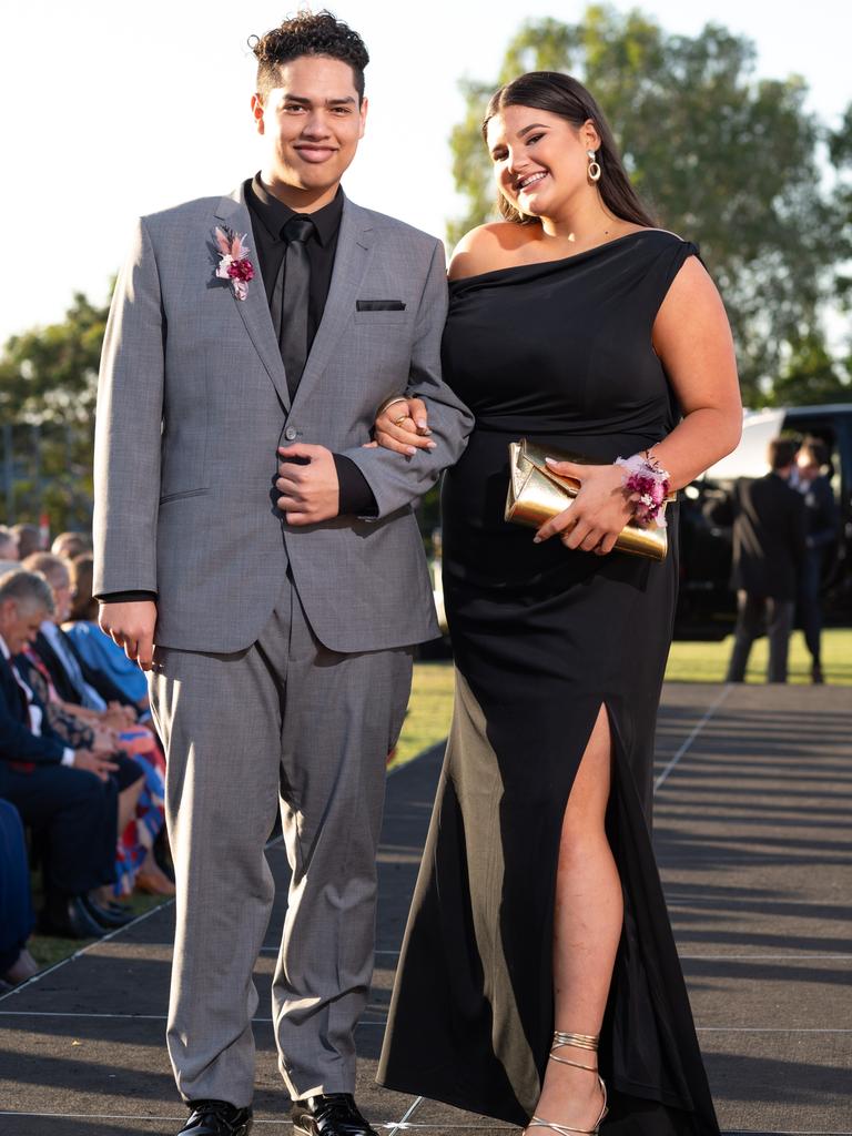 Joao Stanley-Mendes and Maddy Scotney at the 2024 Rockhampton Grammar School formal.