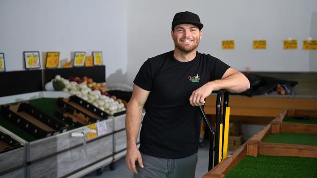 Clint Borghardt at his store’s former Brisbane St premises. Picture: Rob Williams