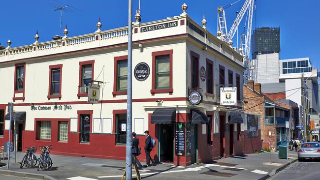 The Corkman Irish Pub in Carlton was demolished on the weekend.