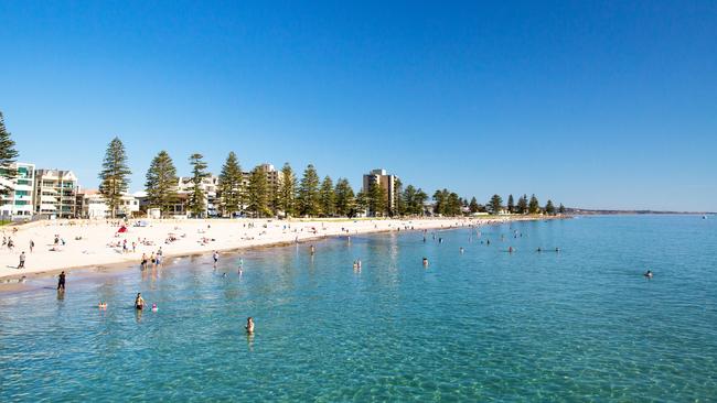 Glenelg Beach, Adelaide. Picture: Josie Withers/South Australia Tourism