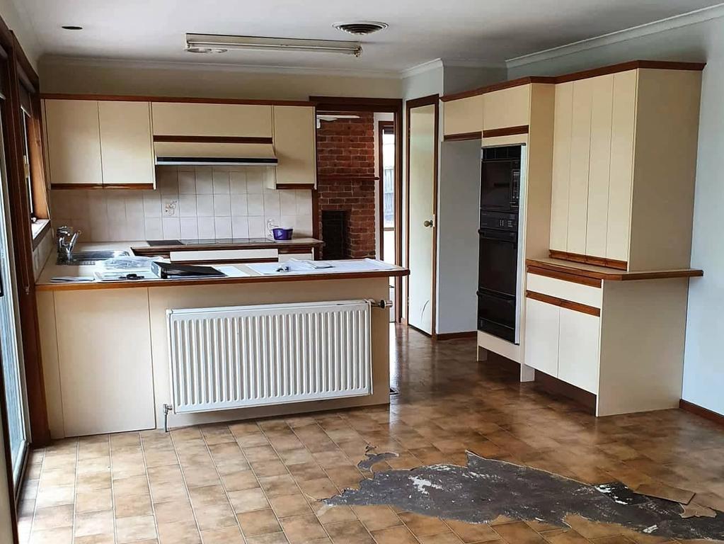 The kitchen prior to the major revamp. Picture: Supplied.