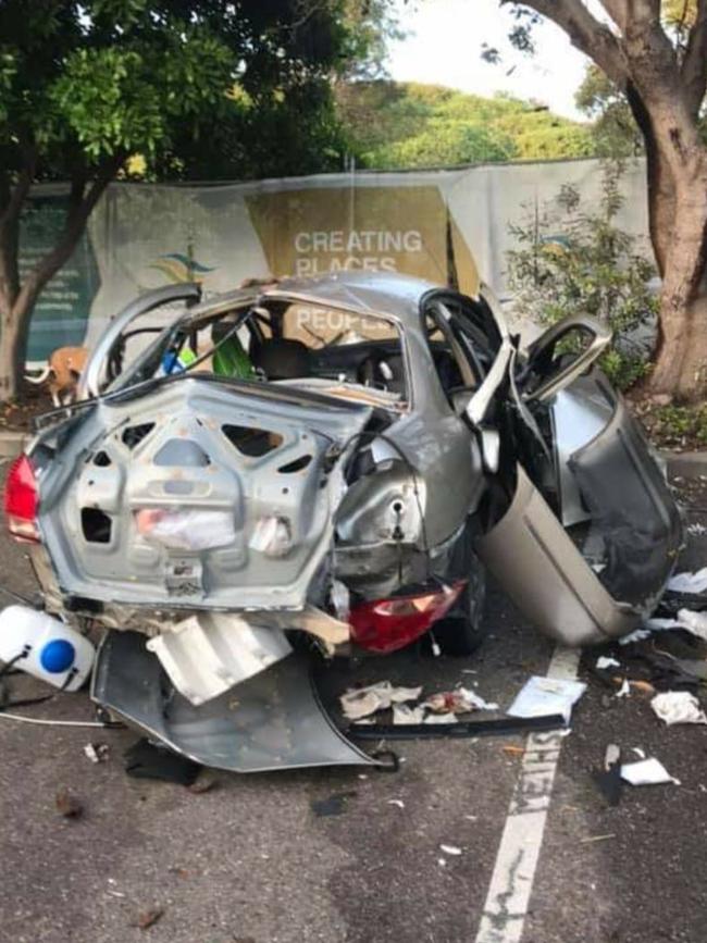 South Maroubra Beach car park is currently closed following a car explosion early this morning and is likely to remain closed for most of Saturday.