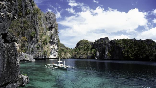 Philippines, Palawan, Miniloc Island, Big Lagoon.