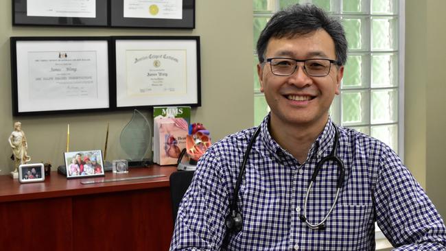 Associate Professor James Wong was born at Fawkner Hospital more than 50 years ago and came back to work there.