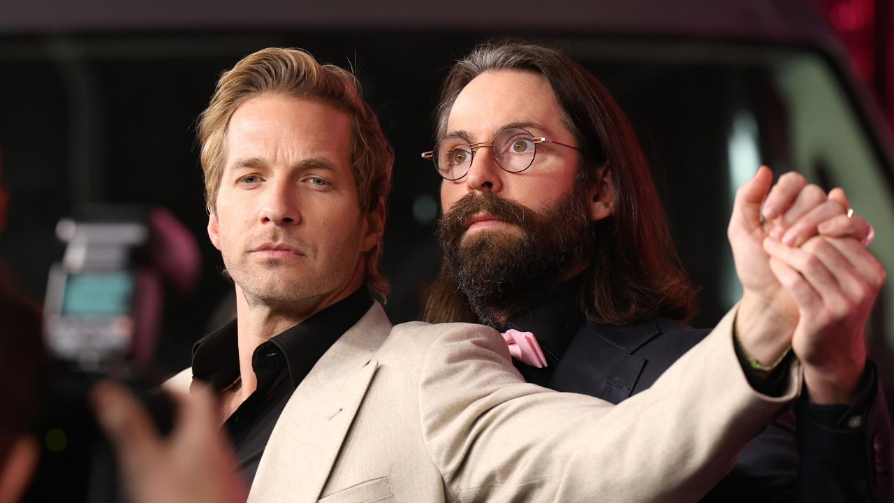 Ryan Hansen and Martin Starr have remained friends in between Party Down seasons. Picture: Jesse Grant/Getty Images for STARZ