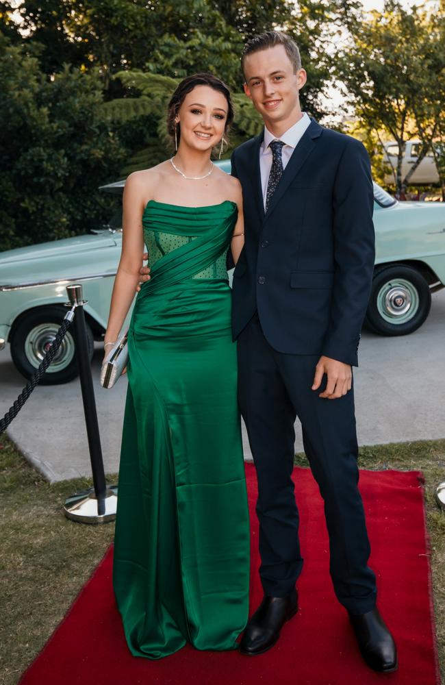 April and James at the Glasshouse Christian College formal. Picture: Jordan Bull of JBull Photography