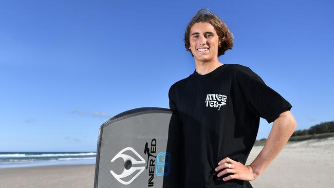 Sunshine Coast bodyboard rising star Jai Taylor, 16. Picture: Patrick Woods.