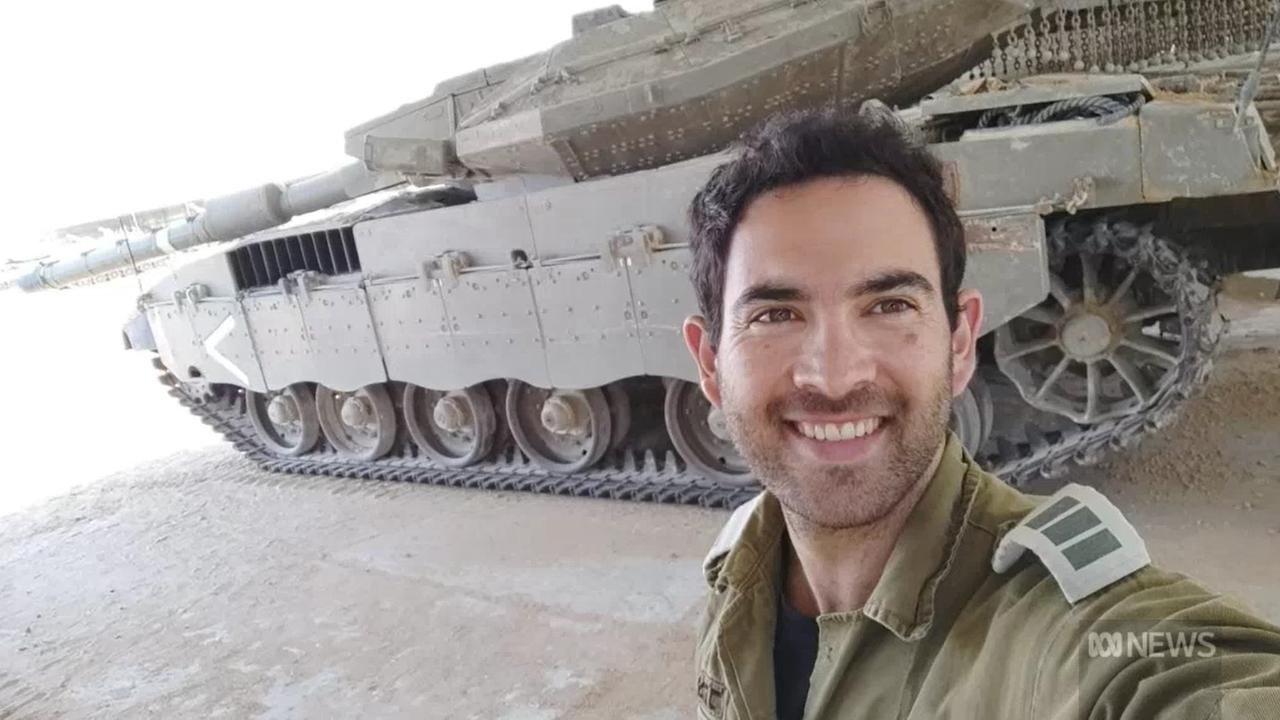 Australian IDF Reserves Captain Lior Sivan, 32, was killed in Gaza while serving as a tank commander with an Israeli armoured brigade on December 19. Picture: ABC News