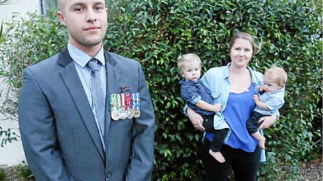 TWO-UP TRAVESTY: Anthony and Telsha Chaytor were banned from the Maroochydore RSL Club on Anzac Day. Picture: Nicola Brander