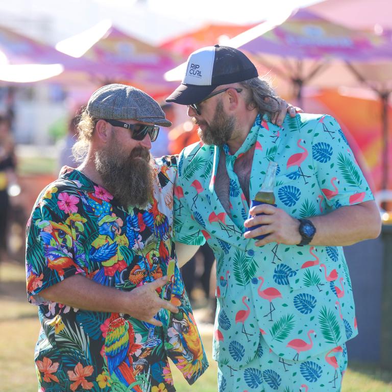 Owen Went and Thomas Walton at the 2021 Great Northern Darwin Cup. Picture: Glenn Campbell