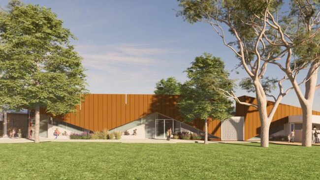 An artist impression of how the new Unley Museum on Edmund Ave would look once it's built. Picture: GGArchitects