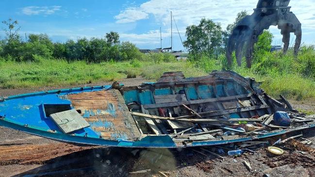 Both of the poor fishermen pleaded guilty to using a foreign boat, with the court told that Yan was offered $200 and Hendric just $50 for the illegal journey. Picture: Supplied/AFMA