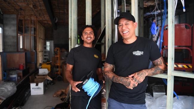 Jono Gilmore and Joey Sandagon are opening the Drunken Dumpling in Maroochydore.