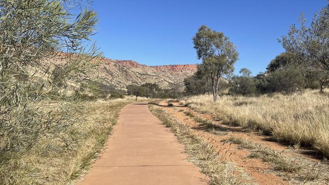 The Desert Park Trail in Alice Springs where two women were the victims of indecent exposure on Wednesday evening