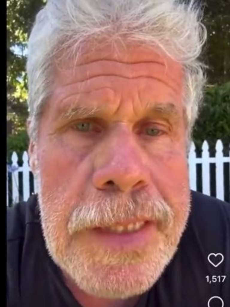 Ron Perlman speaks out on social media.