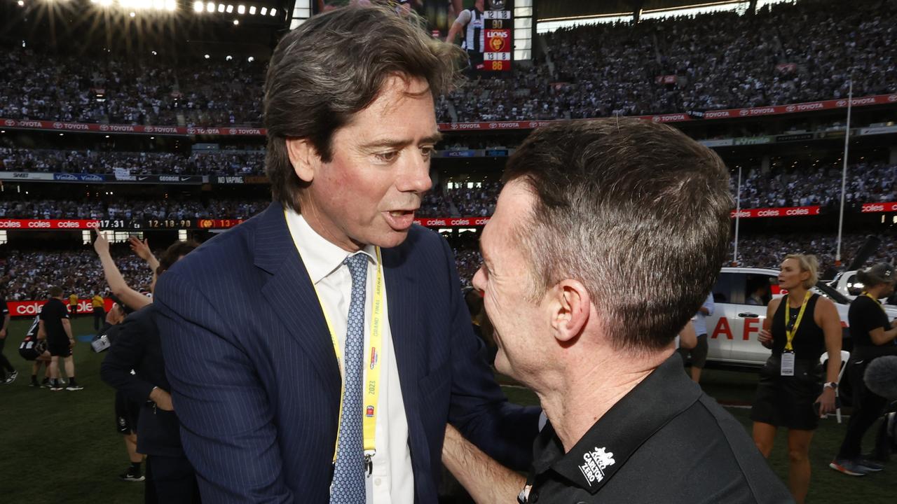 McLachlan bowed out after a spectacular 2023 season. Picture: Darrian Traynor/AFL Photos/via Getty Images