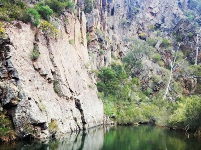 Take a dip at Werribee Gorge, one of the city’s best kept secrets. Picture: hellonatureproject/Instagram