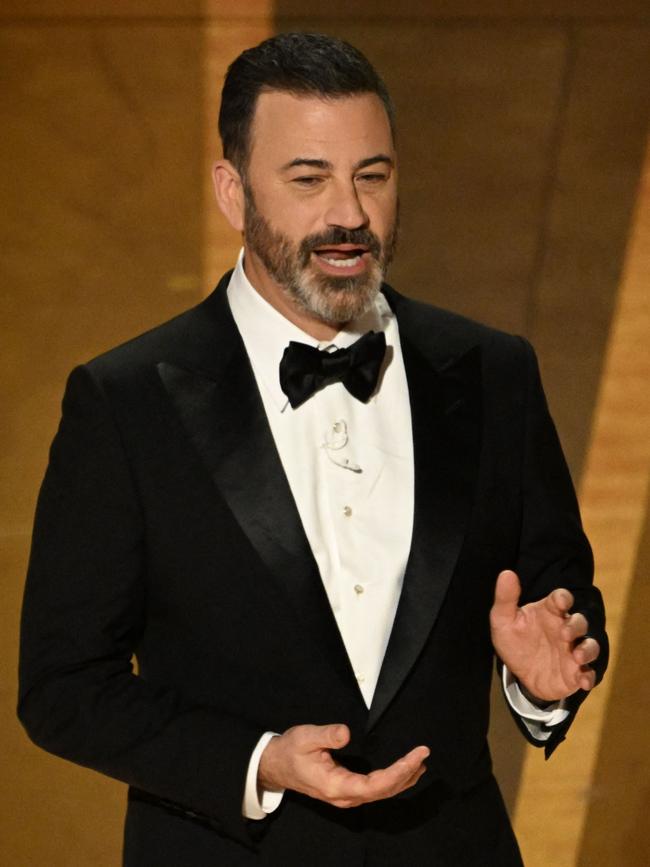 Kimmel hosted this year’s Oscars. Picture: Patrick T. Fallon/AFP