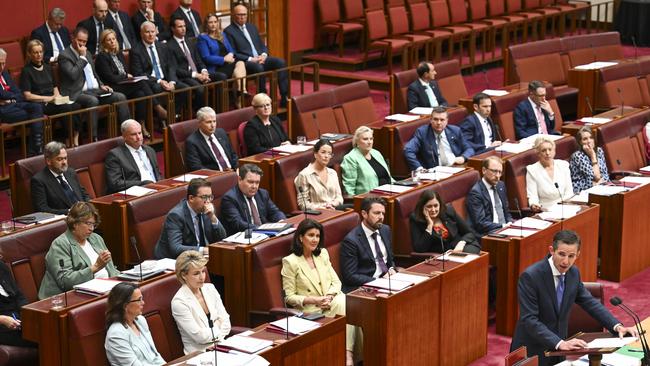 Senator Simon Birmingham has announced he will retire after 17 years in the Senate. Picture: NewsWire / Martin Ollman