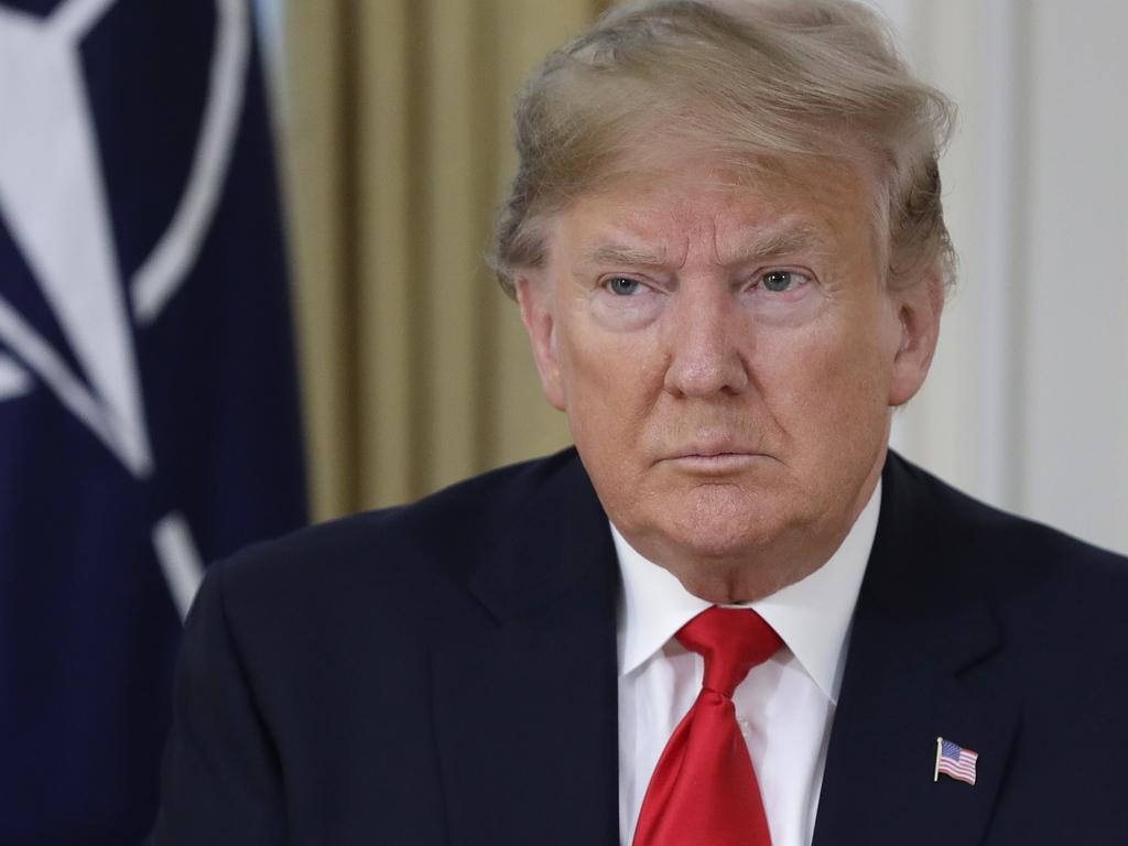 U.S. President Donald Trump meets NATO Secretary General, Jens Stoltenberg at Winfield House in London. Picture: Photo/Evan Vucci.