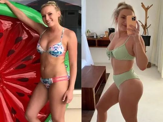 Jacey Lamb has become an online reverse dieting coach since achieving and maintaining the body of her dreams through several rounds of the dieting cycle. Picture: Supplied/Jacey Lamb