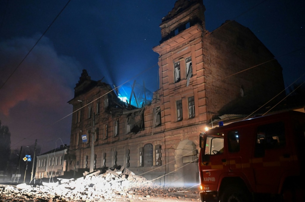 Ukraine reports 'massive' Russian drone attack