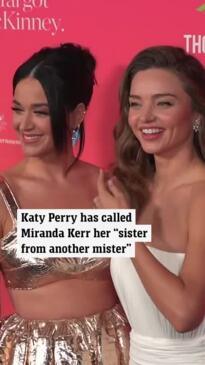 Katy Perry and Miranda Kerr walk red carpet together at G’Day USA event