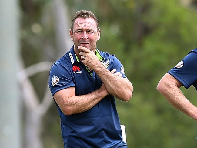 Canberra Raiders coach Ricky Stuart could be searching for two new halves.