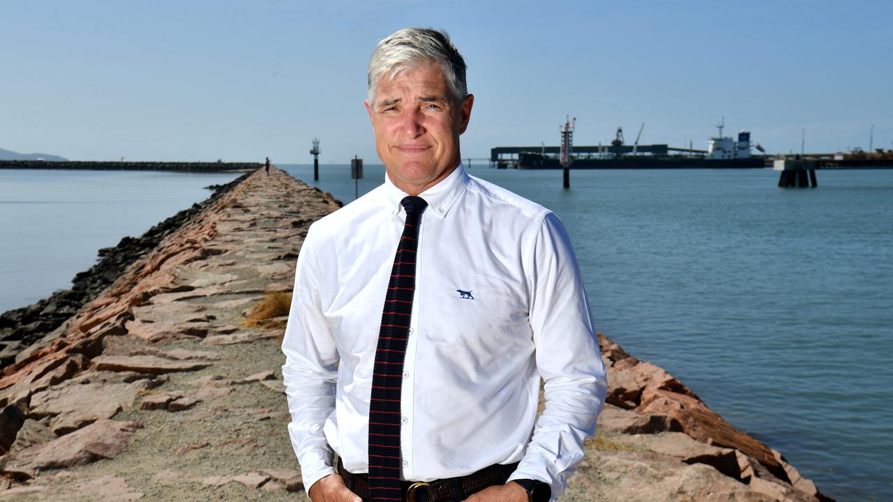 Member for Traegar Robbie Katter at the Breakwater at Ross Creek near the Townsville Port. Picture: Evan Morgan