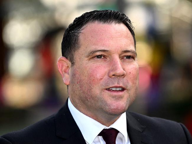 Outgoing Football Australia CEO James Johnson. Picture: AFP