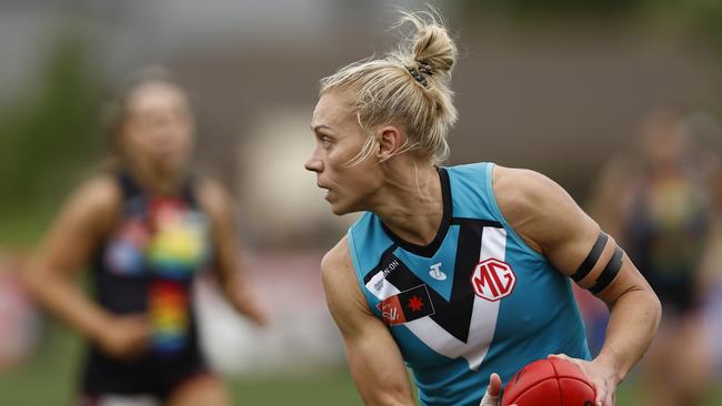 ChatGPT made no mention of Erin Phillips’ football career in its article on her. Picture: Darrian Traynor/Getty Images