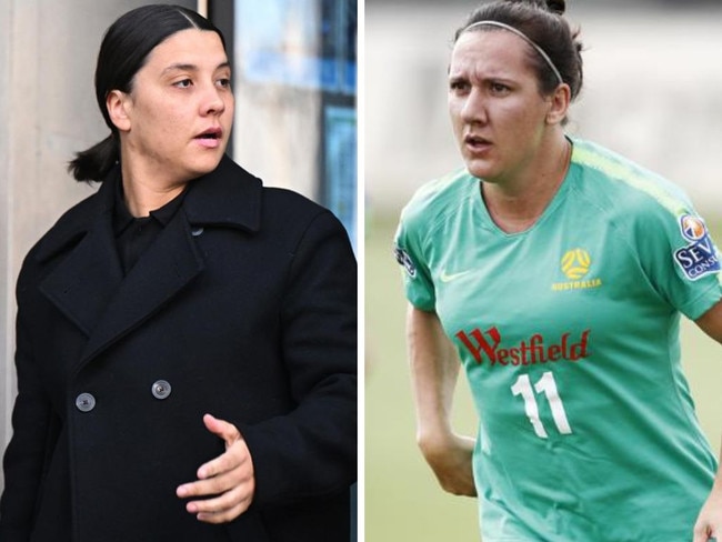 Sam Kerr and Lisa De Vanna. Photos: Getty Images/AAP